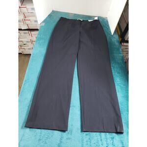 Coldwater Dress Pants Size 12 Women Black Stretch Side Zip Career Straight NWT